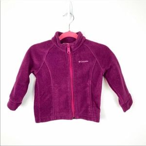 Columbia Plum Purple Fleece Jacket Size 2T